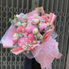 Bó Hoa Sinh Nhật Cúc Mẫu Đơn Hồng Pastel Telling Bó Hoa Chúc Mừng Cúc Mẫu Đơn Hồng Pastel