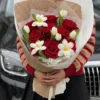 Bó Hoa Tươi Tulip Mix Red Ecuador