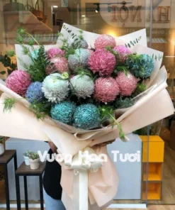 Bó Hoa Cúc Mẫu Đơn 20 Bông