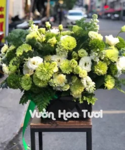 Lẵng Hoa Sinh Nhật Green Wicky