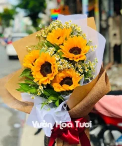 Bó hoa hướng dương đại biểu