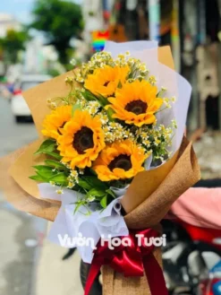 Bó hoa hướng dương đại biểu