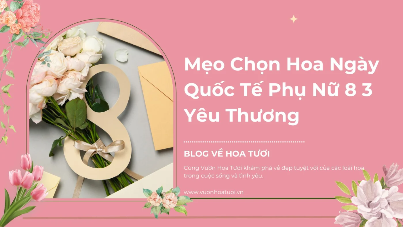 Chia Se Meo Chon Hoa Ngay Quoc Te Phu Nu 8 3 Gay Bat Ngo