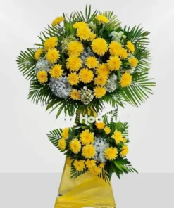 Kệ Hoa Khai Trương Tông Vàng Giá Rẻ