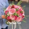 Bó Hoa Cưới Cầm Tay Hồng Ohara Dịu Dàng Bó hoa cưới cô dâu cầm tay hồng Ohara