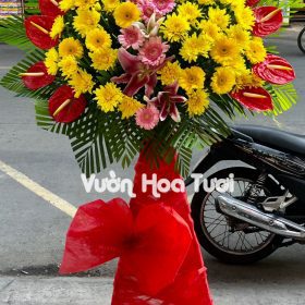 kệ hoa khai trương giá rẻ phát tài