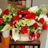 Giỏ Hoa Sinh Nhật Hồng Đỏ Tana