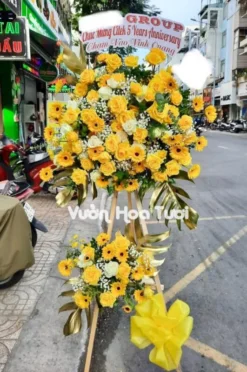 Kệ hoa khai trương 2 tầng Tài Lộc