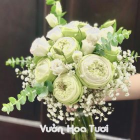 Bó hoa cưới Sen