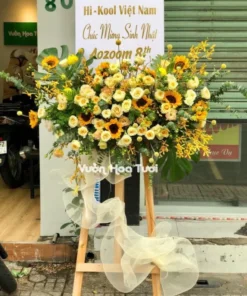 Kệ Hoa Khai Trương Hiện Đại Thịnh Vượng