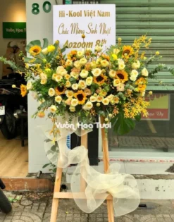 Kệ Hoa Khai Trương Hiện Đại Thịnh Vượng