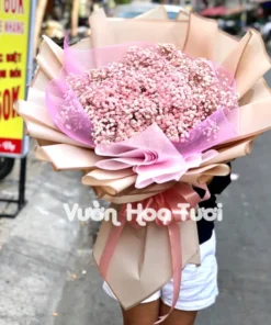 Bó hoa Baby Hồng Phấn
