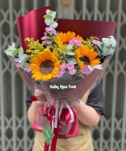 Bó Hoa Hướng Dương Tốt Nghiệp Tươi Thắm