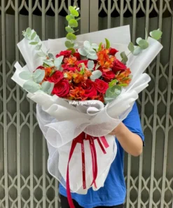 Bó Hoa Hồng Đỏ Tặng Sinh Nhật Bạn Gái
