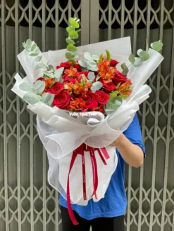 Bó Hoa Hồng Đỏ Tặng Sinh Nhật Bạn Gái