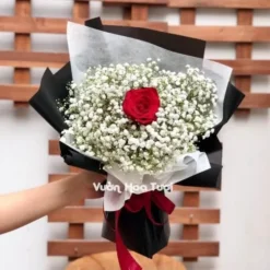 Bó Hoa Baby Hồng Đỏ Only You