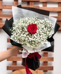 Bó Hoa Baby Hồng Đỏ Only You