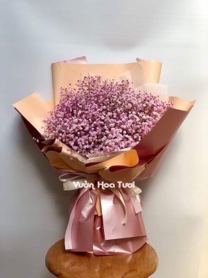 Gợi ý quà tặng sinh nhật sếp nữ xinh nhất 2022 Bo-hoa-baby-Hong-trung-2-300x400
