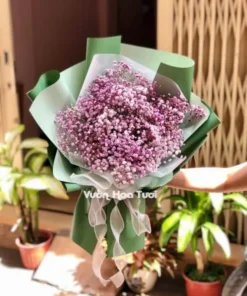 Bó Hoa Baby Hồng Đậm 2