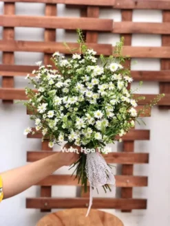 Bó hoa cưới thạch thảo