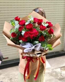 Bó Hoa Hồng Đỏ Sinh Nhật