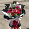 Bó Hoa Hồng Đỏ Giá Rẻ <br> Vui Tươi Mỗi Ngày Bó Hoa Hồng Đỏ Giá Rẻ