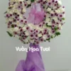 Kệ Hoa Chia Buồn Màu Tím <br> Thành Kính Phân Ứu Kệ hoa cúc tím chia buồn