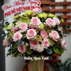 Lẵng Hoa Hồng Ohara Ngọt Ngào Hương Thơm