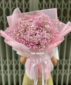 Bó Hoa Baby Hồng Tặng Bạn Thân