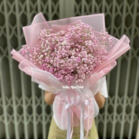 Bó Hoa Baby Hồng Tặng Bạn Thân