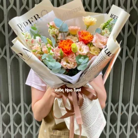 Bó Hoa Cheerful Carnation