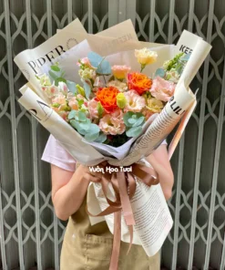 Bó Hoa Cheerful Carnation