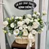 Giỏ Hoa Chia Buồn Kính Viếng 02