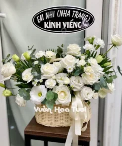 Giỏ Hoa Chia Buồn Kính Viếng 02
