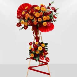 Kệ Hoa Hồng Cam Spirit Sắc Màu Thịnh Vượng