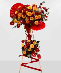 Kệ Hoa Hồng Cam Spirit Sắc Màu Thịnh Vượng