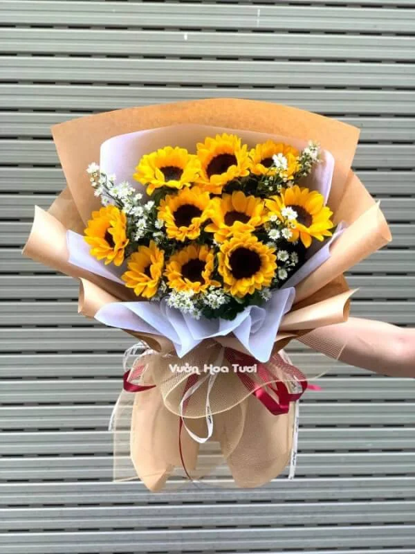 Bó Hoa Hướng Dương 10 Bông