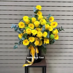 Lẵng Hoa Khai Trương Vàng Như Ý