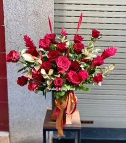 Lẵng Hoa Khai Trương Hạnh Phúc Hồng Phát