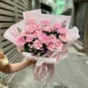 Bó Hoa Đồng Tiền Hồng 01 Đáng Yêu Bó Hoa Đồng Tiền Hồng 01