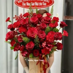 Lẵng Hoa Sinh Nhật Sếp Nam 02