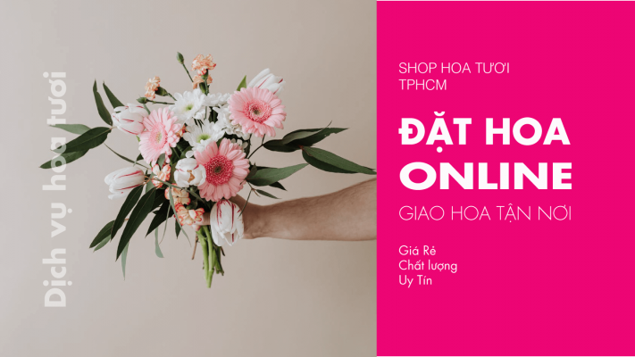 Shop hoa tươi với dịch vụ đặt hoa online tại Tphcm