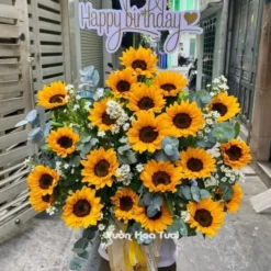Hộp Hoa Hướng Dương Chúc Mừng Sinh Nhật