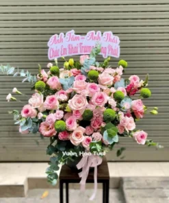 Lẵng Hoa Hồng Lạc Thần