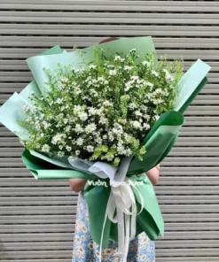 Bó hoa thạch thảo Trắng