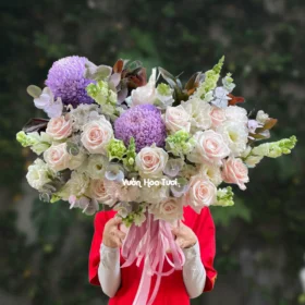 Lãng Hoa Hồng Kem Ngọt Ngào