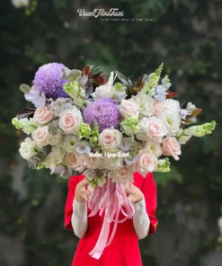 Lãng Hoa Hồng Kem Ngọt Ngào