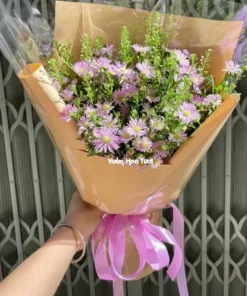 Bó Hoa Thạch Thảo Tím Sinh Nhật Hẹn Hò