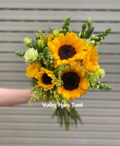 Bó hoa cưới Hướng Dương