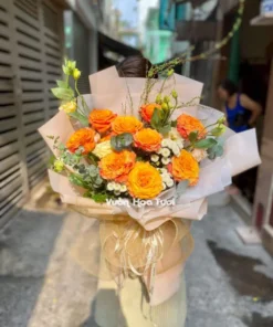 Bó Hoa Cam Spirit Cát Tường